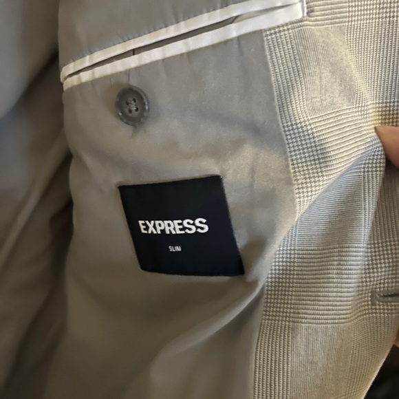 Express Light Grey Suit Slim - Picture 5 of 8